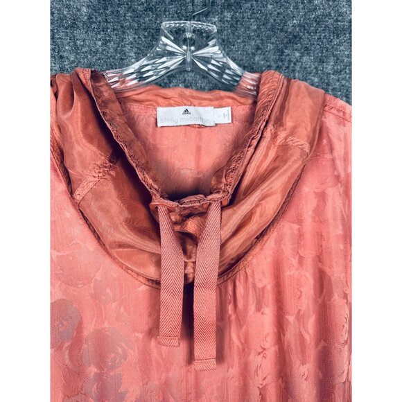 ADIDAS Stella McCartney Running Pull Over Jacket Large Ash Pink Tennis Gorpcore - Picture 6 of 14